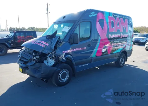 2018 Mercedes-Benz Sprinter 2500 Standard Roof V6 z USA, uszkodzony, nr VIN WD3PE7CD3JP648054